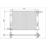 Valeo Mtxdpn Motor Su Radyatoru Captur I 12- Clio Iv 12- Dokker 12- Symbol Iii 14- Sandero Ii 12- 0.9 Tce 1.2 Tce 1.5 Dci 1.6 506X414X18