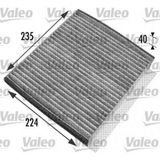 Valeo Mtxdpn Polen Filtresi Mercedes Ml-Class W163 98 05 Karbonlu