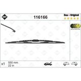 Valeo Muratech Silecek Swf 55CM X1 Berlingo-Partner-Punto-Ducato-Connect Kalos Nubira Doblo Alfa 147 156 - Siyah