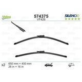 Valeo Nrzsnt Ön Silecek Süpürgesi Takimi Corsa D 06-14 Corsa E 14-19 Adam 12-19 P207 07-13 P208 12-19 P2008 13-19 Partner-Berlingo 08-18 C3 19- Focus 04-12 Fiesta 12-17 Punto 08- 650-400MM Muz Tipi X-Trm - Siyah