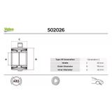 Valeo ÖN TEKER BİLYASI PORYALI TRANSIT 5184 2000-2006 ABS LI 45X115X53 BTF1125B YC152B663AF 1C1J1K018AA 4052783