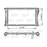 Valeo Radyatör Vıvaro 06 Trafıc II06 2.5cdtı G9U.6.30 Ac Klimasız Mek 780X462.25X27