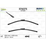 Valeo Semeglbl Ön Silecek Süpürgesi Takimi Corsa D 06-14 Corsa E 14-19 Adam 12-19 P207 07-13 P208 12-19 P2008 13-19 Partner-Berlingo 08-18 C3 19- Focus 04-12 Fiesta 12-17 Punto 08- 650-400MM Muz Tipi X-Tr - Siyah