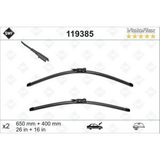 Valeo Semeglbl Ön Silecek Süpürgesi Takimi Swf Corsa D 06-14 Corsa E 14-19 Adam 12-19 P207 07-13 P208 12-19 P2008 13-19 Partner-Berlingo 08-18 C3 19- Focus 04-12 Fiesta 12-17 Punto 08- 650-400MM Muz Tipi - Siyah