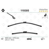Valeo Semeglbl Silecek Süpürgesi Ön Üstten Basmali Golf5-Golf6-Jetta-Passat-Caddy-Yeti 600 x 475 mm
