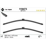 VALEO SİLECEK SÜPÜRGESİ 600/475 MM AEROTWIN MERCEDES 2012
