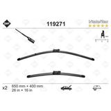 Valeo Silecek Swf Visioflex Flat Blade (X2) (650+440 Mm) Seat Leon 3 (01/13 >) (1 Tk )