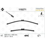 Valeo SİLECEK SWF VİSİOFLEX FLAT BLADE (X2) (650+440 MM) SEAT LEON 3 (01/13 >)