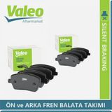 Valeo Toyota Auris D4D 2008-2012 Ön ve Arka Fren Balatası