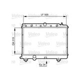 Valeo x Radyatör Rover 220 D/sd/ Sdı 95-00 618İSİ 96-99 620İ 93-96 620Sİ 93-99 25 2.0idt 99-05