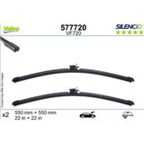 Valeo Zengemtr Silecek Supurgesi Takimi 550MM / 550MM Mercedes W246 W205 S205 C205 A205 N293 X253 C253 - Siyah