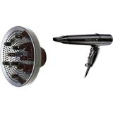 Valera Black Swiss Light 5400 Iyonlaştırıcılı Hava Yoğunlaştırıcılı Ultra Sessiz Katlanabilir Profesyonel Saç Kurutmamakinesdi Siyah 2000W + Dsl Difüzör Hediyeli - Siyah - Gri