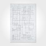 Valeria Krem Geometrik Modern Geometrik Etnik Desenli Boho Makinada Yıkanabilir Hafif Hav Toz Vermez Leke Tutmaz Kaymaz Taban Dijital Makine Baskı Halı Oturma Odası Salon Yolluk Koridor Mutfak Halısı