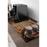 Valerine Life Barista Kahve Barı Matı 40x90cm Dünya Kahve Zamanı Espresso Makinesi ve Çaycı Altlığı