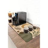 Valerine Life Barista Kahve Barı Matı 40X90cm Espresso Makinesi Çaycı Altlığı Ay Işığı Coffee