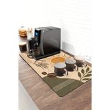 Valerine Life Barista Kahve Barı Matı 40X90cm Espresso Makinesi Çaycı Altlığı Güneşli Coffee