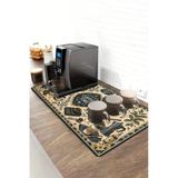 Valerine Life Barista Kahve Barı Matı 40X90cm Espresso Makinesi Çaycı Altlığı Kahve Saati