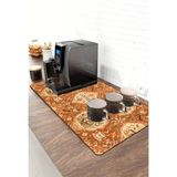 Valerine Life Barista Kahve Barı Matı 40X90CM Espresso Makinesi Çaycı Altlığı Koala Kahve - Siyah - 1 Adet