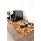 Valerine Life Barista Kahve Barı Matı 40X90cm Espresso Makinesi Çaycı Altlığı Koala Kahve