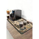 Valerine Life Barista Kahve Barı Matı 40X90cm Espresso Makinesi Çaycı Altlığı Maharaja Coffee