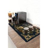Valerine Life Barista Kahve Barı Matı 40X90cm Espresso Makinesi Çaycı Altlığı Majolika Coffee