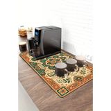 Valerine Life Barista Kahve Barı Matı 40X90CM Espresso Makinesi Çaycı Altlık Anadolu Kahve Mandalası - Siyah - 1 Adet