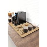 Valerine Life Barista Matı Sıvı Geçirmez Büyük Boy XXL Kahve Barı Espresso Kahve Makinesi Pad 40x90c