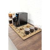 Valerine Life Barista Matı Sıvı Geçirmez Büyük Boy Xxl Kahve Barı Espresso Kahve Makinesi Pad 40X90CM 27250224 - Kahverengi