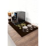 Valerine Life Barista Matı Sıvı Geçirmez Büyük Boy XXL Kahve Barı Espresso Kahve Makinesi Pad 40x90cm (sarı)
