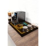 Valerine Life Barista Matı Sıvı Geçirmez Büyük Boy XXL Kahve Barı Espresso Kahve Makinesi Pad 40x90cm (turkuaz)