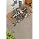 Valerine Life Çakıl Taşları Welcome Kapı Önü Paspası 45x70cm