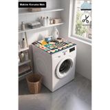 Valerine Life Çamaşır Kurutma Makinesi Üstü Düzenleyici Matı Sıvı Geçirmez Örtü (27CMD260322)
