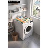 Valerine Life Çamaşır Kurutma Makinesi Üstü Düzenleyici Matı Sıvı Geçirmez Örtü (27CMD260324)