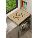 Valerine Life Çamaşır Kurutma Makinesi Üstü Düzenleyici Matı Sıvı Geçirmez Örtü Hasır Home