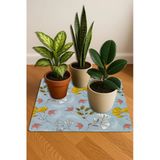 Valerine Life Çiçek Saksı Matı Salon Balkon Bitkileri Zemin Koruyucu Kaymaz Saksı Altlığı 60X60cm 27Sad250622