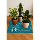 Valerine Life Çiçek Saksı Matı Salon Balkon Bitkileri Zemin Koruyucu Kaymaz Saksı Altlığı 60X60cm 27Sad250623