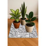Valerine Life Çiçek Saksı Matı Salon Balkon Bitkileri Zemin Koruyucu Kaymaz Saksı Altlığı 60X60cm 27Sad250624