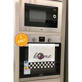 Valerine Life Çilekli Damalı Home Mutfak Kurulama Fırın El Havlusu Pamuklu Beyaz 30X50cm 2 Adet