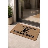 Valerine Life Eczane Logolu Coco Görünüm Hoş Geldiniz İşyeri Koko Kapı Önü Paspası 50X90cm Kişiye Firmaya Özel