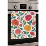 Valerine Life El Kurulama Havlusu 30X50cm Mutfak, Fırın İçin Pamuklu Emici Kasımpatı Bahçesi