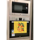Valerine Life El Kurulama Havlusu 30X50cm Mutfak, Fırın İçin Pamuklu Emici Mandalina Bahçesi