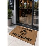 Valerine Life Erkek Kuaförü Berber Coco Hoş Geldiniz işyeri Koko Kapı Önü Paspası 50x90cm Kişiye Fir