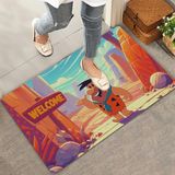 Valerine Life Fred Çakmaktaş Taş Devri Welcome Kapı Önü Paspası 45x70cm