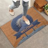 Valerine Life Fütüristik At Welcome Kapı Önü Paspası 45x70cm