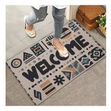 Valerine Life Geometrik Bohem Temalı Welcome Kapı Önü Paspası 45x70cm