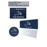 Valerine Life isme Kişiye Firmaya Özel Emlakçı Gayrimenkul Kapı Önü Paspası Klavye Mouse Pad Bardak