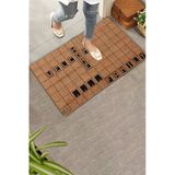 Valerine Life Kapı Önü Paspası 45X70c İç Dış Mekan Scrabble Welcome Home Kişiye Aileye Özel