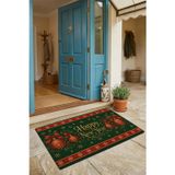 Valerine Life Kapı Önü Paspası 45X70cm İç Dış Mekan Yeni Yıl Ürünleri Noel Süsleri Kraliyet Noeli