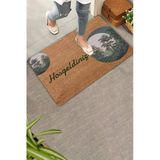 Valerine Life Kapı Önü Paspası 45X70cm Kaymaz Taban Dekoratif İç Dış Mekan Amazon Bambu Ormanı