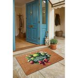 Valerine Life Kapı Önü Paspası 45X70cm Kaymaz Taban Dekoratif İç Dış Mekan Christmas Welcome